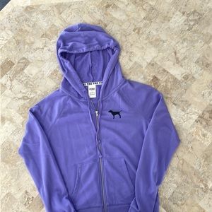 PINK by Victoria’s Secret Zip-up Hoodie with front pockets, Women’s Size Large